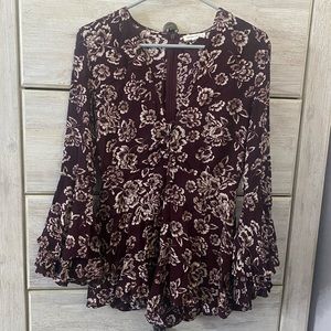 Cute Flare Sleeve Romper